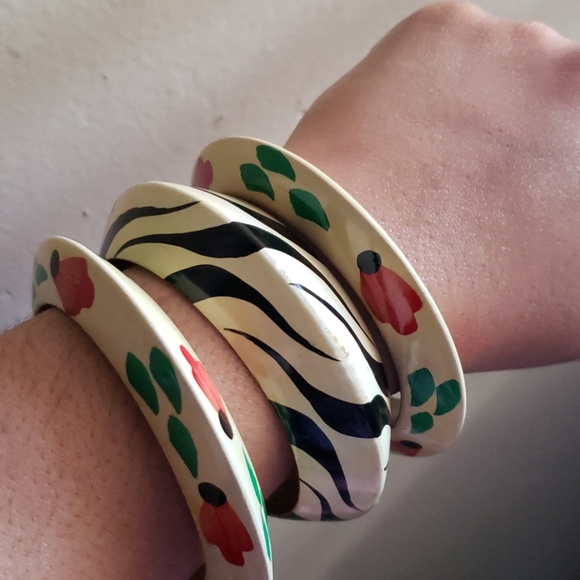 3 bangle women's bracelet fall vibes bracelet - Picture 1 of 6